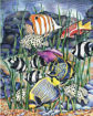 Picture of COLOURING BY NUMBER TROPICAL FISH